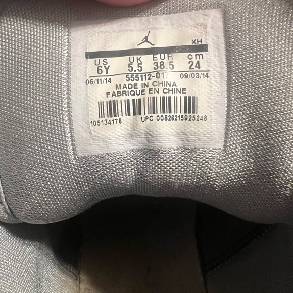 Nike Air Jordan 1 mid gg high top dark grey and hyper pink - Picture 13 of 13